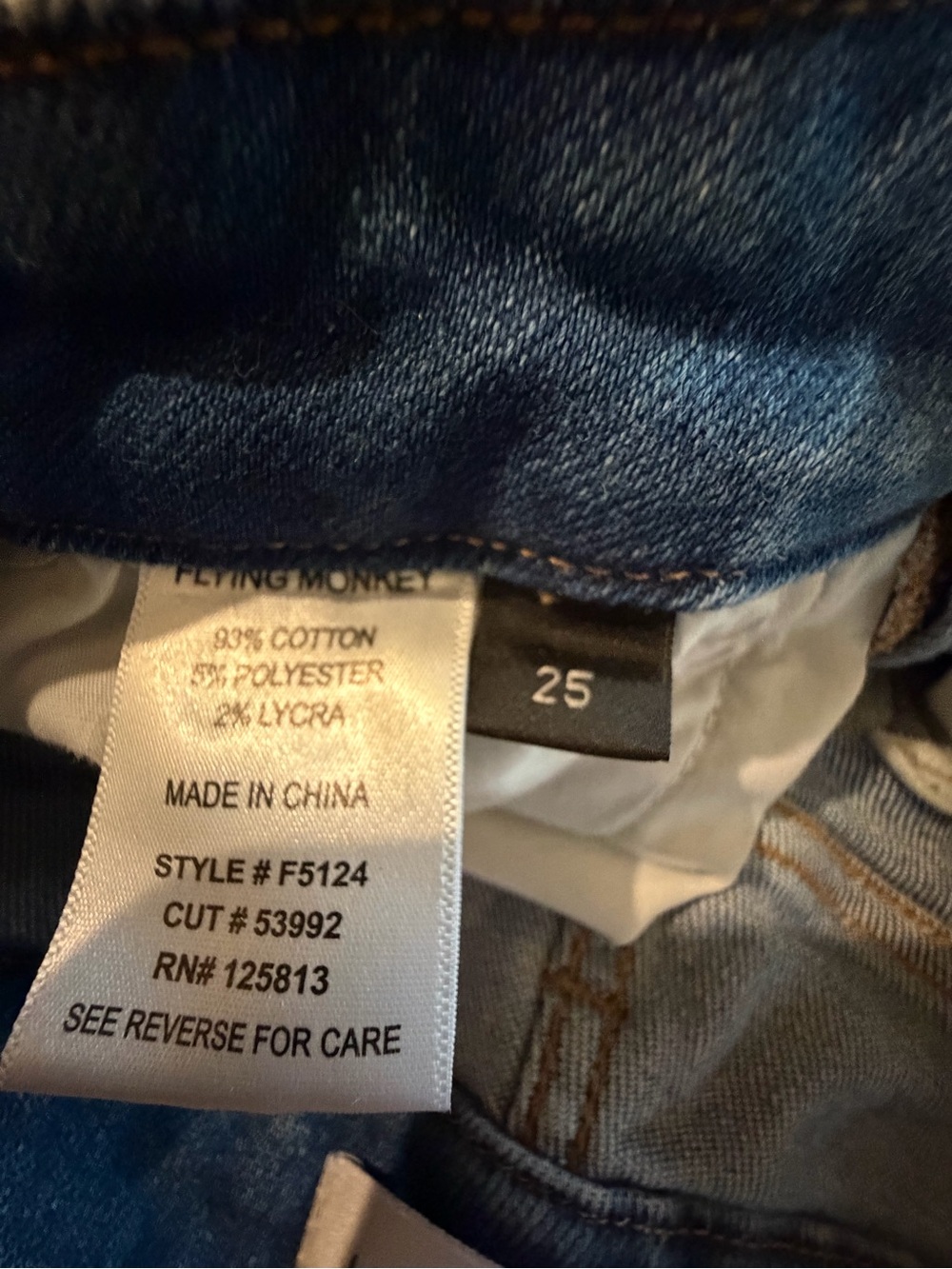 Flying Monkey Women's Light Blue Straight Leg Jeans - Picture 4 of 7